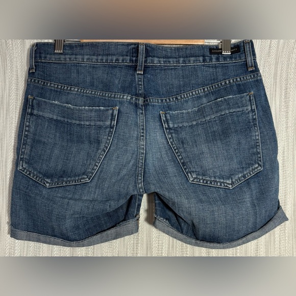 Citizens Of Humanity Indigo Jean Shorts - Picture 2 of 5